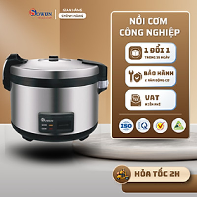 Nồi cơm công nghiệp SOWUN SW6955 5.5L, lòng nồi làm bằng hợp kim nhôm, phủ chống dính cao cấp