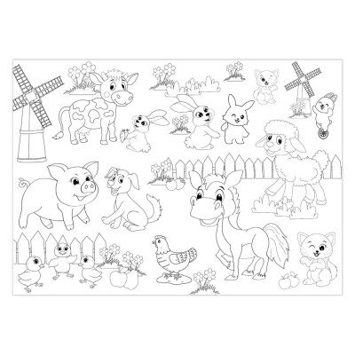 Tranh cuộn tô màu DIY Thiên Long Colokit CRO-C001