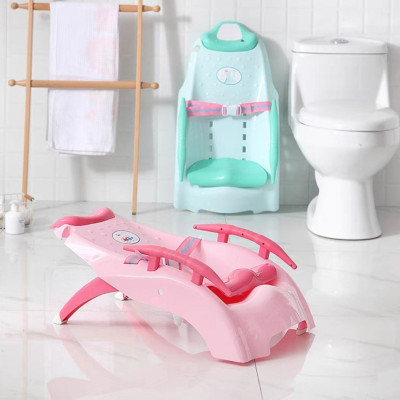 Ghế nằm gội đầu cho bé có tay vịn tặng kèm gáo gội đầu ( màu ngẫu nhiên)