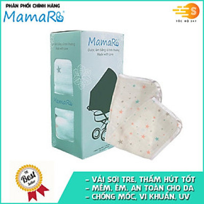 Khăn che nôi vải sợi tre cho bé 73x98 Mamaru MA-CN01 - Diệt khuẩn, hút ẩm tốt, kháng tia UV