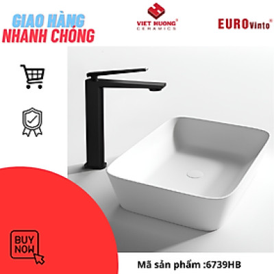 VÒI LAVABO ĐỒNG THAU NÓNG LẠNH EUROVINTO CAO CẤP MÃ 6739HB
