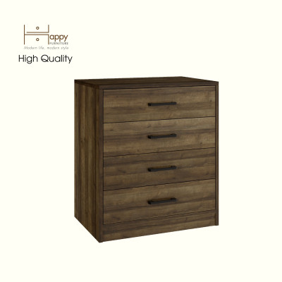 HAPPY FURNITURE , HEINEE - Tủ lưu trữ 4 ngăn kéo, THK_232 , 60cm x 40cm x 69cm DxRxC, sản phẩm phổ thông