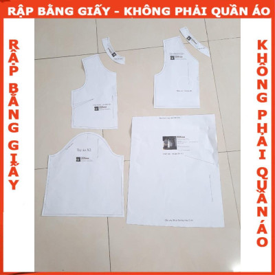 Rập giấy A0 đầm nữ mã 493 (BẢN VẼ)