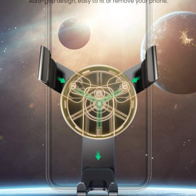 Ugreen UG40907LP130TK 4 - 6 inch Màu Đen Giá đỡ điện thoại trên ô tô - HÀNG CHÍNH HÃNG