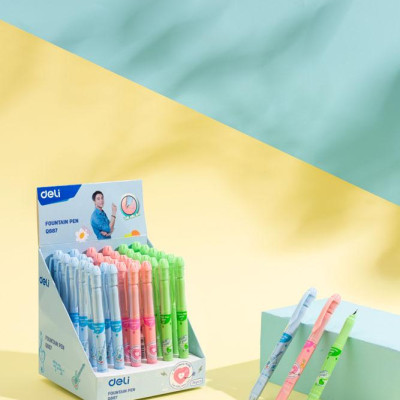 Bút Máy Nhựa Deli 0.5 mm - Phiên Bản Sơn Tùng M-TP Giới Hạn - Deli Q887 - Màu Hồng