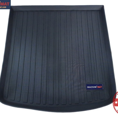 Thảm lót cốp xe ô tô Audi A5 2012-2017 nhãn hiệu Macsim chất liệu TPV cao cấp màu đen (191)