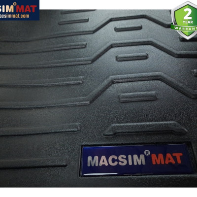 Thảm lót sàn xe ô tô Toyota Corolla Altis 2019- 2021 Nhãn hiệu Macsim chất liệu nhựa TPV màu đen