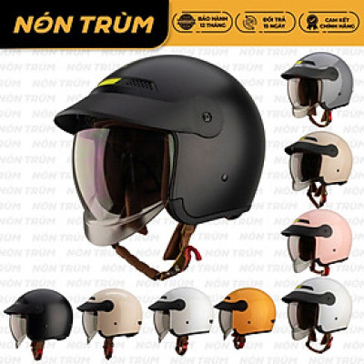 Mũ Bảo Hiểm 3/4 Royal M139 LUX Kèm Lưỡi Trai Che Nắng