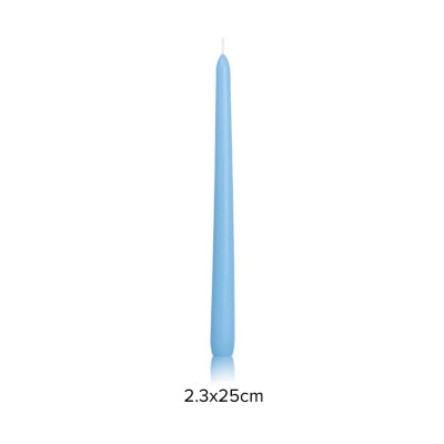 Hộp 6 nến thơm taper Eden Candle FTRAMART EDC2331 25cm (Xanh da trời)