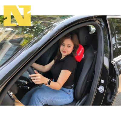 Gối Tựa Đầu ô tô Cao Su Non Sparco Bọc Da Cao Cấp SPN 4008 BK Cho Mọi Dòng Ô Tô Xe Hơi (màu đen)