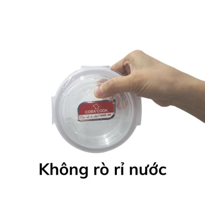 Bộ 6 hộp thủy tinh hình tròn và chữ nhật 370 ml+ 400 ml-CCR4L36