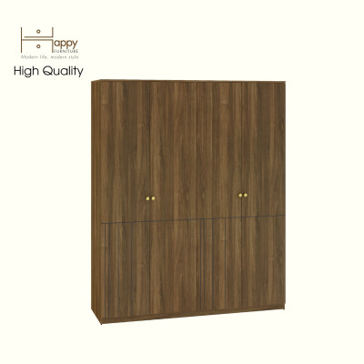 [Happy Home Furniture] JOVIE, Tủ quần áo 4 cánh mở , 180cm x 54cm x 220cm ( DxRxC), TCM_167