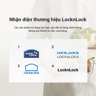 Hộp cơm giữ nhiệt Lock&Lock màu hồng LHC8042PIK 700ml - Hàng chính hãng, 2 ngăn kèm muỗng inox - JoyMall