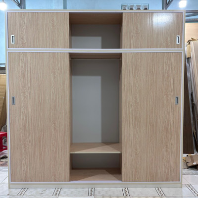 Tủ áo lùa Juno Sofa 1m6 x 2m2 cỡ lớn (màu sồi)