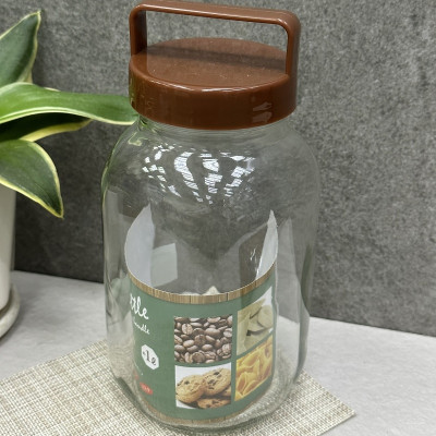 Chai thủy tinh có quai xách Echo Glass Bottle 1.0L - Hàng Nội Địa Nhật Bản