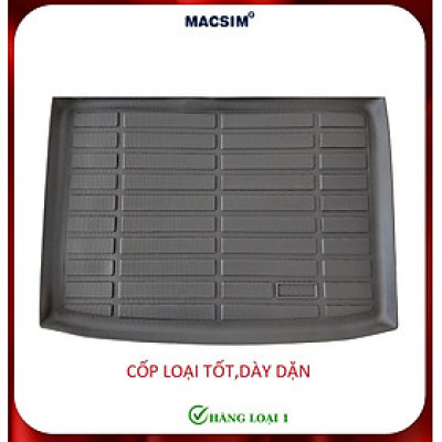 Thảm lót cốp xe ô tô Vinfast VF6 Nhãn hiệu Macsim chất liệu nhựa TPE cao cấp màu đen