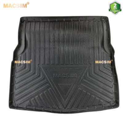 Thảm lót cốp hn xe ô tô Mercedes S class S400L/S320L 2014-2020 nhãn hiệu Macsim chất liệu TPV cao cấp màu đen (D0021)