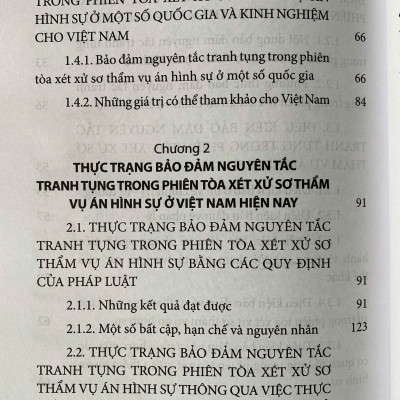 Bảo Đảm Nguyên Tắc Tranh Tụng Trong Phiên Toà Xét Xử Sơ Thẩm Vụ Án Hình Sự Ở Việt Nam Hiện Nay