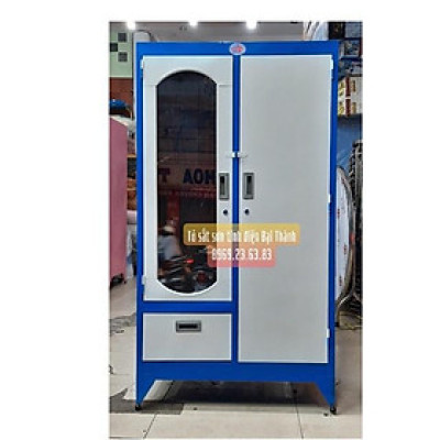 Tủ hai cửa sơn tĩnh điện 1m8x90cm giá rẻ