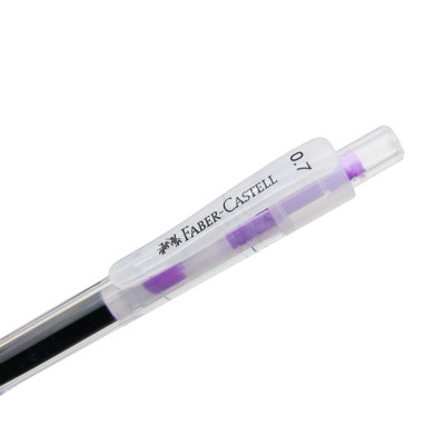 Bút Gel Fast 0.7 mm - Faber-Castell 640906 - Mực Tím
