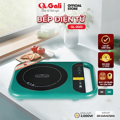 Bếp điện từ đa năng Gali GL-2023 2000w, công nghệ nấu cao tần, điều chỉnh cảm ứng, đĩa từ 100% dây đồng, hàng nhập khẩu chính hãng bảo hành 12 tháng.