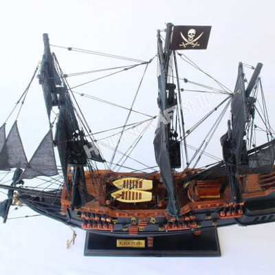 Mô hình thuyền Black Pearl (Ngọc Trai Đen) (dài 63cm)