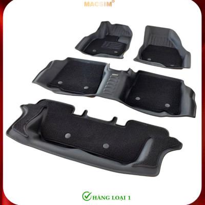 Thảm lót sàn ô tô 2 lớp cao cấp dành cho xe Ford Explorer 2011-2019 nhãn hiệu Macsim chất liệu TPV