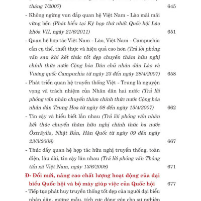 Quốc Hội trong tiến trình đổi mới đáp ứng yêu cầu xây dựng, hoàn thiện nhà nước pháp quyền xã hội chủ nghĩa ở Việt Nam - bản in 2024