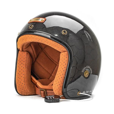 Mũ Bảo Hiểm 3/4 Cổ Điển BULLDOG Heli Carbon