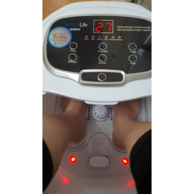 [Hàng Chính Hãng - BH 2 Năm]Bồn Máy Chậu Ngâm Chân Massage Chân Tự Làm Nóng Nước SereneLife SL12, xiaomi nước nóng