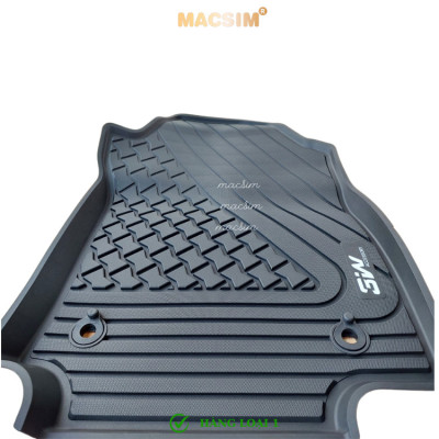 Thảm lót sàn xe ô tô Lexus NX 200/250/300/350 2022-2024+ Nhãn hiệu Macsim 3W chất liệu nhựa TPE đúc khuôn cao cấp màu đen