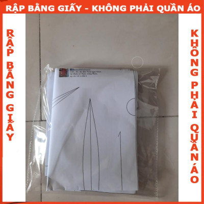 Rập đầm 7 mảnh tay dài mã 1141 - giấy A0 (BẢN VẼ)