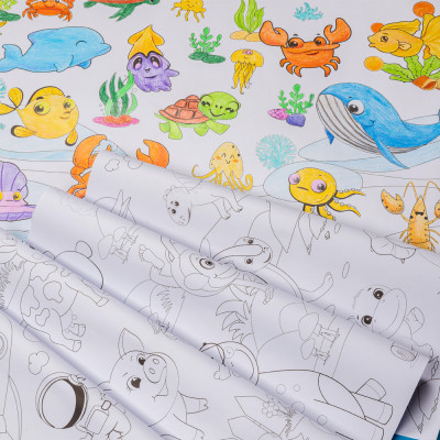 Tranh cuộn tô màu DIY Thiên Long Colokit CRO-C001