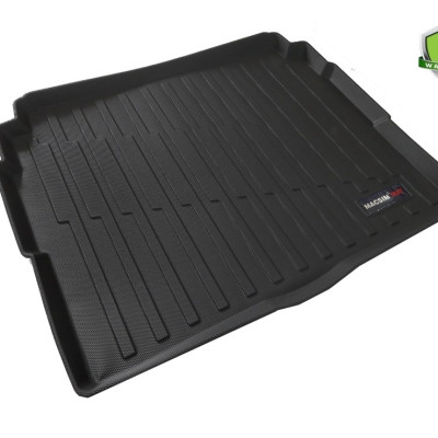 Thảm lót cốp xe ô tô Peugeot 3008 2017- nay nhãn hiệu Macsim chất liệu TPV cao cấp 348 màu đen