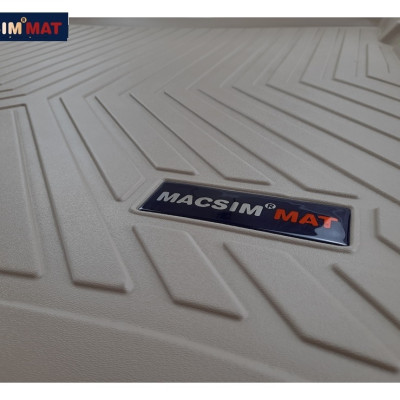 Thảm lót cốp xe ô tô TOYOTA YARIS 2013- 2017 nhãn hiệu Macsim chất liệu TPV cao cấp màu đen(285)