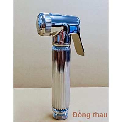 Vòi xịt vệ sinh KG37 bằng đồng thau sơn tĩnh điện cao cấp bền đẹp, xịt nước êm, chống rát dây 1m2 - Hàng chính hãng