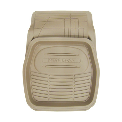 Bộ Thảm Lót Sàn Ô Tô PACKY PODA 5455 Màu Kem 4 Chỗ