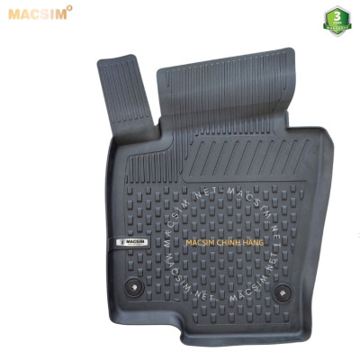 Thảm lót sàn ô tô nhựa TPE Silicon Passat B7 2010-2014 Black Nhãn hiệu Macsim