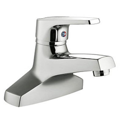 Vòi Lavabo 2 chân Đồng mạ Chrome Eurolife EL-IRIS03 ( Trắng bạc)