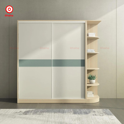 TỦ QUẦN ÁO GỖ CÔNG NGHIỆP CÁNH LÙA HIỆN ĐẠI OHAHA - CL026