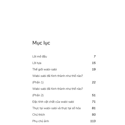Wabi-Sabi - Tập 2 - Những Suy Nghĩ Thêm (PB)