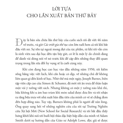Các Triết Gia Thế Tục - Cuộc Đời, Thời Đại Và Tư Tưởng Của Các Nhà Kinh Tế Vĩ Đại - AL
