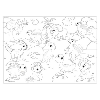 Tranh cuộn tô màu DIY Thiên Long Colokit CRO-C001