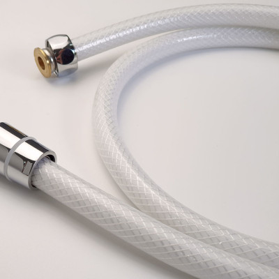 Dây sen, dây xịt vệ sinh nhựa PVC trắng 120cm Eurolife EL-DSN120