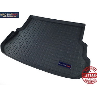 Thảm lót cốp xe ô tô Mercedes GLK 2012-2015 nhãn hiệu Macsim chất liệu TPV cao cấp màu đen (023)