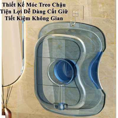 Chậu Gội Đầu Tại Giường KUNBE Mẫu Trong Suốt Tiện Lợi Cho Người Già Người Bệnh Mẹ Bầu