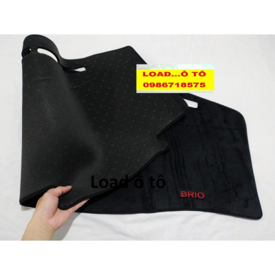 Thảm Taplo Chống Nắng Xe Honda Brio 2023-2018 Mẫu Nhung Lông Cừu, Da Carbon Cao Cấp