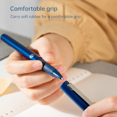 Bút Gel 1.0 mm - Deli EG61-BL - Mực Xanh