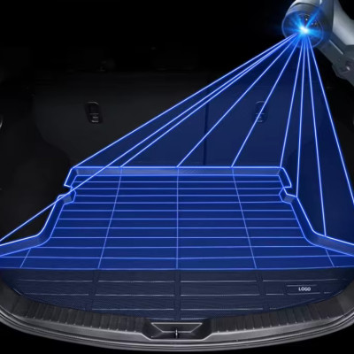 Thảm lót cốp ô tô nhựa TPU Audi A6 C6 (Typ 4F) 2004-2011 Nhãn hiệu Macsim