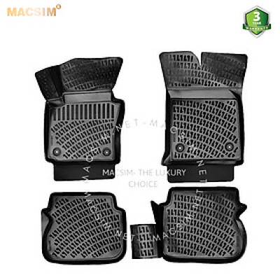 Thảm lót sàn ô tô nhựa TPU Silicon Volkswagen Polo Sixth generation (Typ AW) 2017+ Nhãn hiệu Macsim